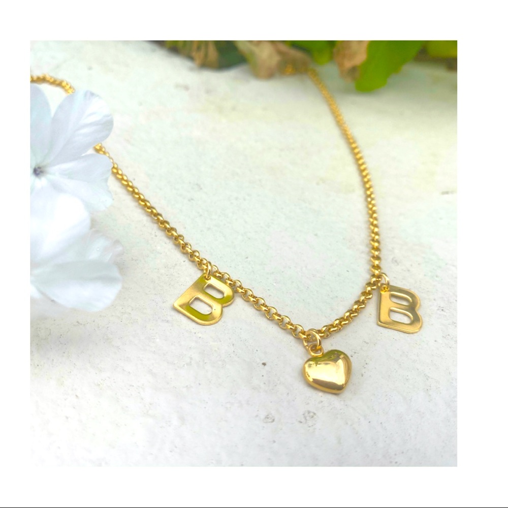Initials necklace